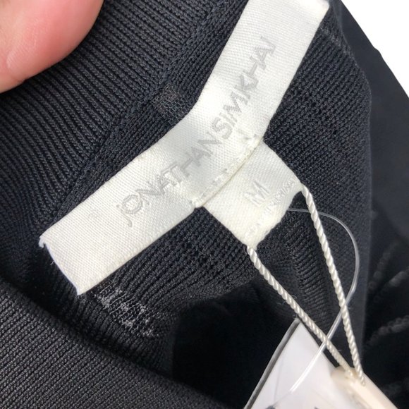 NWT Jonathan Simkhai Sequin Pleated A line Skirt M - Picture 7 of 9